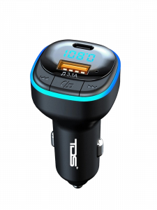 FM-модулятор трансмиттер автомобильный с Bluetooth TDS TS-CAF23