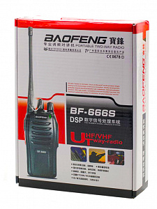 Рация Baofeng BF-666S (888S) черная