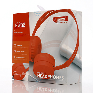 EZRA BW02 Красные наушники - гарнитура (bluetooth)