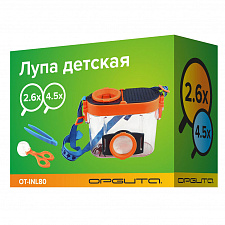 Банка для насекомых с лупой и пинцетом Орбита OT-INL80