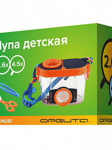 Банка для насекомых с лупой и пинцетом Орбита OT-INL80