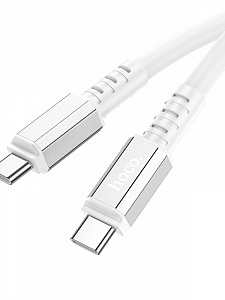 HOCO X85 Белый кабель PD60W (TYPE-C-TYPE-C) 1м