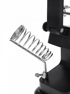 Третья рука для пайки с подсветкой, универсальный держатель на подставке с лупой 2 руки Орбита OT-INL48