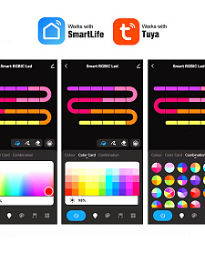 Умная Wi-Fi ARGB гирлянда с Алисой Орбита OT-HOS22