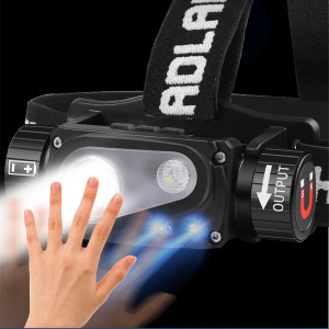 Патриот PT-FLG44 фонарь налобный (2L, 18650, дат.движ)