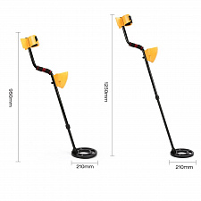 Металлоискатель грунтовый для поиска драгоценных металлов, монет, золота, клада Орбита OT-VNP17
