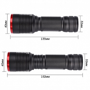 Патриот PT-FLR01 фонарь ручной (1L, 18650.,ZOOM)