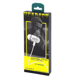 Орбита OT-ERG09 Белые наушники вакуум-гарнитура (3.5мм)