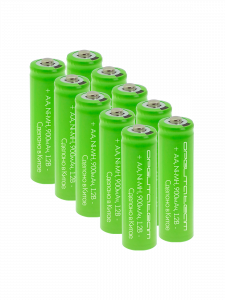 Аккумулятор пальчиковый AA R6, 900мАч, 1.2V выпуклый пин, 10шт Орбита