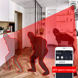 Орбита OT-VNI63 Видеокамера IP-WI-FI (1920*1080, 2Mpix, 3,6мм, пластик)