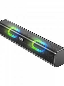 HOCO BS49 Черная активная колонка (Bluetooth,FM,10W)