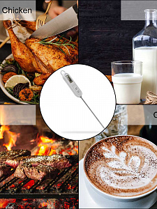 Термометр кулинарный с щупом, градусник для еды Орбита OT-HOM25