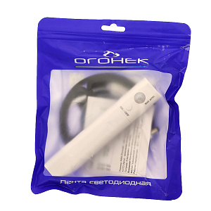 Огонек OG-LDL04 Белая светодиодная лента 1м (датчик движения)