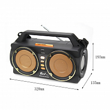 Fepe FP-33 радиоприёмник аккумуляторный (USB,TF,Bluetooth)