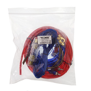 Провода акустические для подключения сабвуфера и усилителя авто комплект TDS TS-CAD02