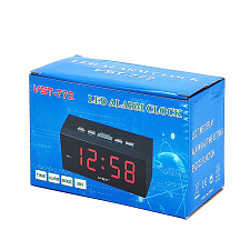 VST 772-1 Красные часы настольные (без блока)