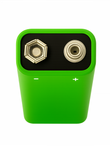 Аккумулятор крона 6F22, 100мАч, 9V, 1шт Орбита