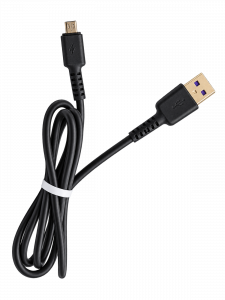Орбита OT-SMM56 Черный кабель USB 3A (microUSB) 1м