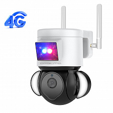 Камера видеонаблюдения уличная с сим картой и микрофоном 4 Mp Орбита OT-VNI52