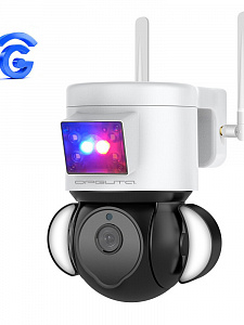 Камера видеонаблюдения уличная с сим картой и микрофоном 4 Mp Орбита OT-VNI52