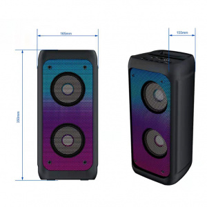 Колонка блютуз беспроводная с подсветкой и микрофоном Орбита OT-SPB142