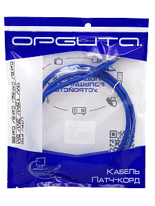 Патч-корд интернет кабель RJ-45 категория Cat6, 1.5 метра Орбита OT-PCC21