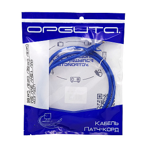 Патч-корд интернет кабель RJ-45 категория Cat6, 1.5 метра Орбита OT-PCC21