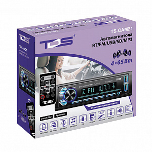 TDS TS-CAM21 автомагнитола съемная панель (радио,USB,bluetooth)