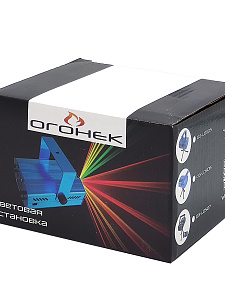 Лазерная световая установка для дома 2 в 1 с MP3 Огонёк OG-LDS06 Черная