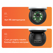 Видеосвет для фото и видео, RGBW светильник на штативе светодиодный Огонёк OG-SMH24