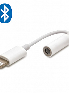 Переходник для наушников iPhone Lightning на 3.5 мм Jack AUX, 10 см Орбита OT-SMA22 Белый