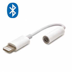 Переходник для наушников iPhone Lightning на 3.5 мм Jack AUX, 10 см Орбита OT-SMA22 Белый
