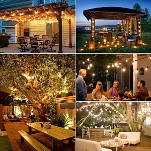 Гирлянда уличная 40 лампочек 20м Огонёк OG-LDG24