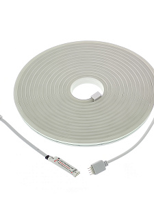 Светодиодная лента Неоновая 5м с адаптером питания IP65 Огонёк OG-LDL47 RGB