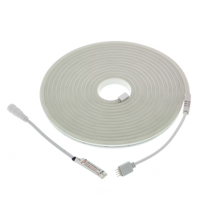 Светодиодная лента Неоновая 5м с адаптером питания IP65 Огонёк OG-LDL47 RGB