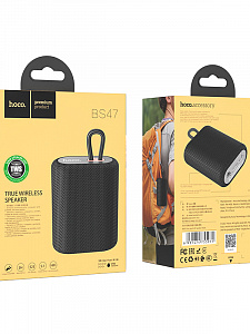 HOCO BS47 Черная колонка BT (5Вт)