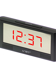 VST 732Y-1 Красные часы настольные (без блока)