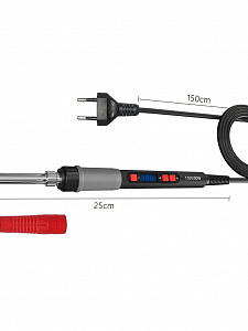Паяльник электрический 80Вт с терморегулятором и дисплеем Помощник PM-INP34