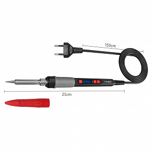 Паяльник электрический 80Вт с терморегулятором и дисплеем Помощник PM-INP34