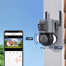 Орбита OT-VNI52 Серая видеокамера IP 4G (2560*1440, 4Mpix, 3,6мм, пластик)