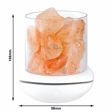 Светильник декоративный настольный ночник RGB с кристаллами соли Огонёк OG-LDP23