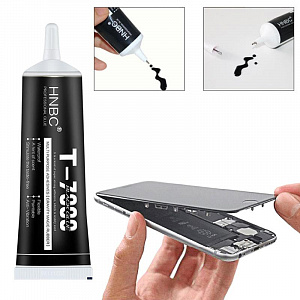 HNBC T-7000 клей для тачскринов черный 110мл (УПАКОВКА 12ШТ)