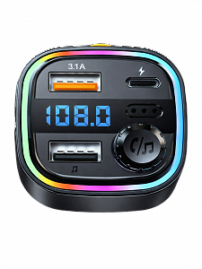 FM-модулятор трансмиттер автомобильный с Bluetooth TDS TS-CAF18