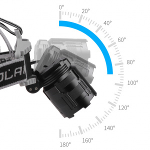 Патриот PT-FLG42 фонарь налобный (1L, 2*18650, ZOOM)