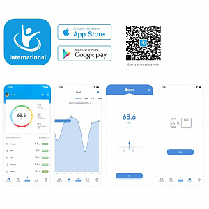 Напольные электронные весы с приложением Орбита OT-HOW11