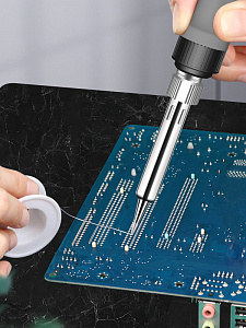 Паяльник электрический 60Вт с терморегулятором Помощник PM-INP35