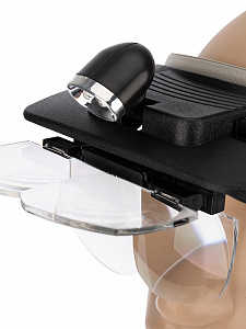 Лупа налобная увеличительная с подсветкой Орбита OT-INL10