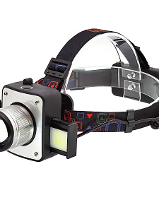 Патриот PT-FLG11 фонарь налобный (3L, 2*18650.,ZOOM)