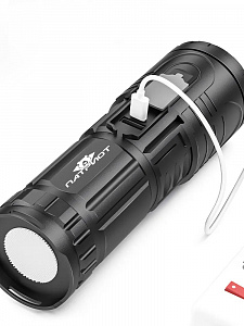 Фонарь ручной аккумуляторный, карманный Следопыт PT-FLR37