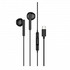 HOCO M65 Черные наушники - гарнитура (TYPE-C) (3.5мм)
